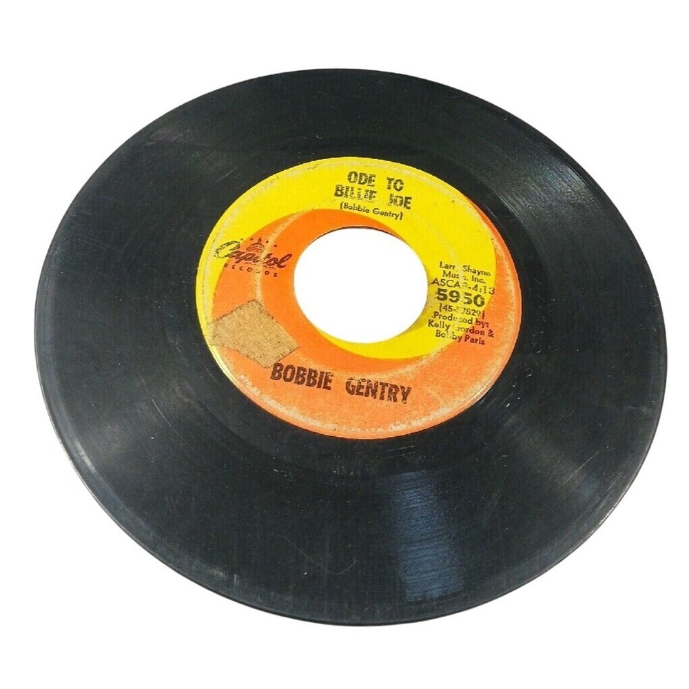 Bobbie Gentry "Ode To Billie Joe" 45 RPM Capitol 5950 1967 Vinyl Record Country